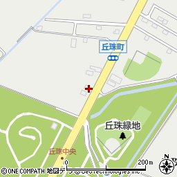 北海道札幌市東区丘珠町257-1周辺の地図