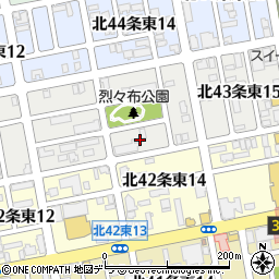 北海道札幌市東区北４３条東14丁目1周辺の地図