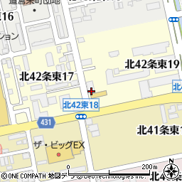 ソフトバンク　札幌栄町周辺の地図