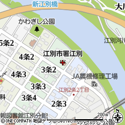 江別市消防署江別出張所周辺の地図