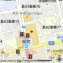 ベガスベガス栄町店周辺の地図