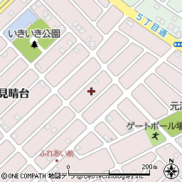北海道江別市見晴台96周辺の地図