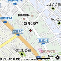 ＡＣ手稲壱番館周辺の地図