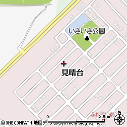 北海道江別市見晴台105-17周辺の地図