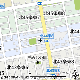 北海道札幌市東区北４４条東周辺の地図