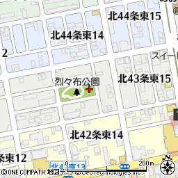 北海道札幌市東区北４３条東14丁目周辺の地図