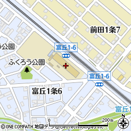 札幌市立富丘小学校周辺の地図