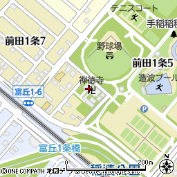 禅徳寺周辺の地図
