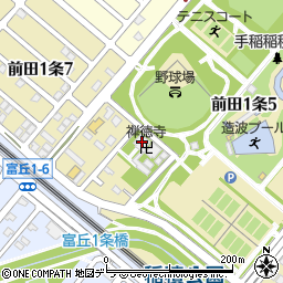 禅徳寺周辺の地図