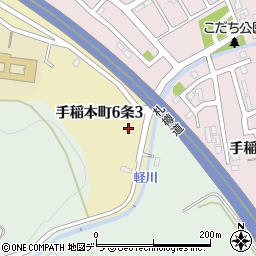 北海道札幌市手稲区手稲本町６条3丁目周辺の地図