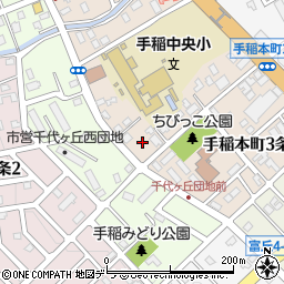 北海道札幌市手稲区手稲本町３条2丁目3周辺の地図