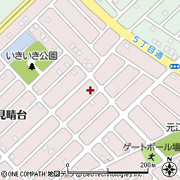 北海道江別市見晴台97-3周辺の地図