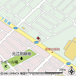 北海道江別市元江別873-13周辺の地図