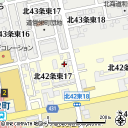 リバーデンス栄町周辺の地図