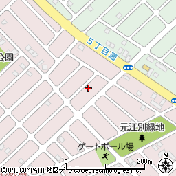 北海道江別市見晴台2-62周辺の地図