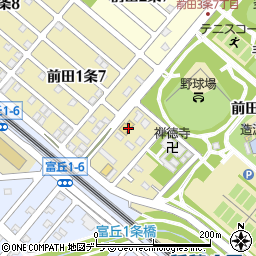 釜寅　札幌手稲店周辺の地図