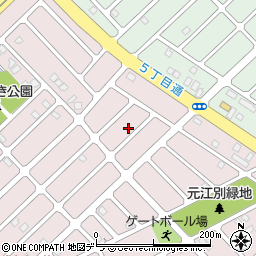 北海道江別市見晴台2-39周辺の地図