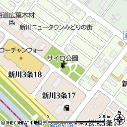 新川サイロ公園周辺の地図