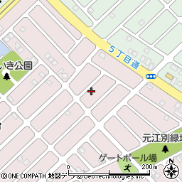 北海道江別市見晴台2-45周辺の地図