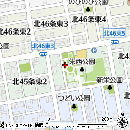 栄西公園トイレ周辺の地図