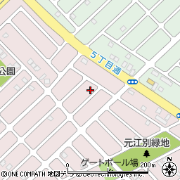 北海道江別市見晴台2周辺の地図