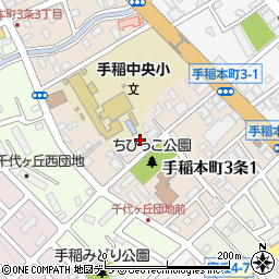 北海道札幌市手稲区手稲本町３条2丁目2周辺の地図
