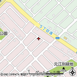 北海道江別市見晴台2-35周辺の地図