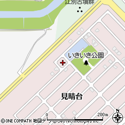 北海道江別市見晴台103周辺の地図