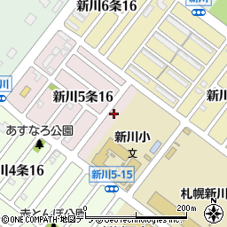 新川ぽかぽか公園周辺の地図