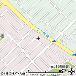 北海道江別市見晴台2-17周辺の地図