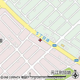 北海道江別市見晴台2-6周辺の地図