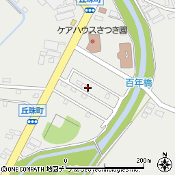北海道札幌市東区丘珠町277-23周辺の地図