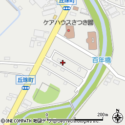 北海道札幌市東区丘珠町277-24周辺の地図