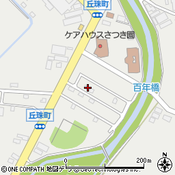 北海道札幌市東区丘珠町277-25周辺の地図