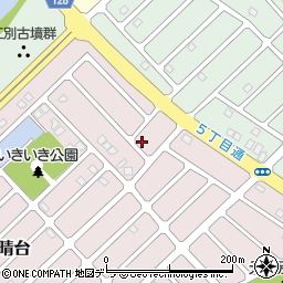 北海道江別市見晴台1-69周辺の地図