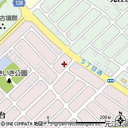 北海道江別市見晴台1-72周辺の地図