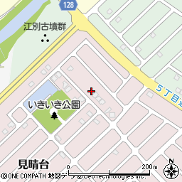 北海道江別市見晴台1-10周辺の地図