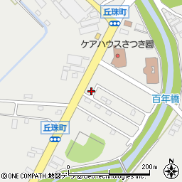 北海道札幌市東区丘珠町277-28周辺の地図