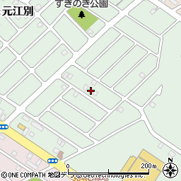 北海道江別市元江別879周辺の地図