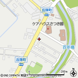 北海道札幌市東区丘珠町277-56周辺の地図