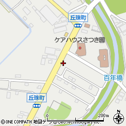 北海道札幌市東区丘珠町277-57周辺の地図