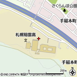 北海道札幌市手稲区手稲本町６条周辺の地図
