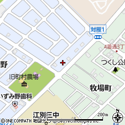 江別バプテスト・キリスト教会周辺の地図