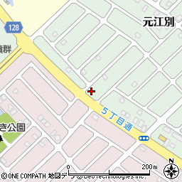 北海道江別市元江別860-78周辺の地図