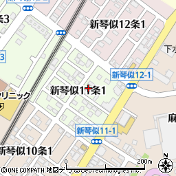 西麻生弐番館周辺の地図