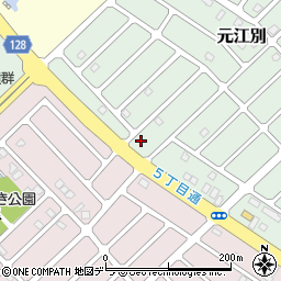 北海道江別市元江別860-79周辺の地図