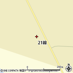 北海道釧路市阿寒町下仁々志別２１線周辺の地図