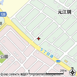 北海道江別市元江別860-80周辺の地図