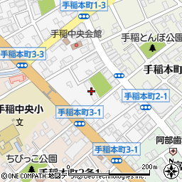 うるおいの家手稲本町周辺の地図