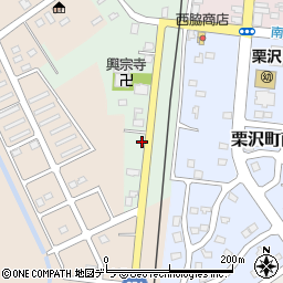 北海道岩見沢市栗沢町西本町47周辺の地図